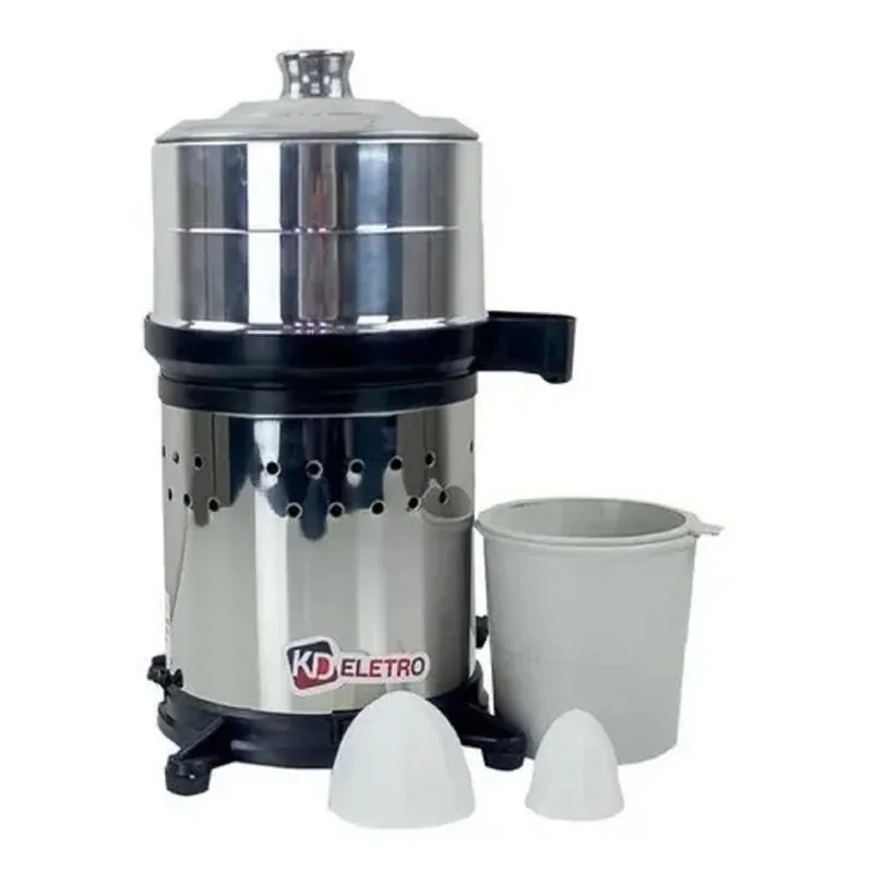 Extrator De Suco Em INOx Peq. Com Bica Plastica