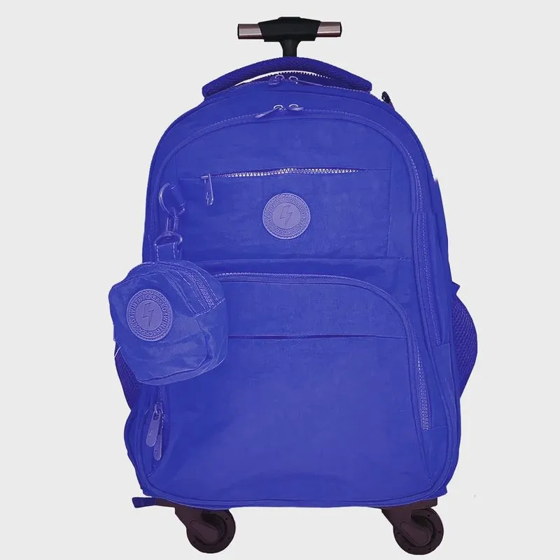 Mochila rodinha/costa 360° Rosa/Roxo/Preto Nylon Winth