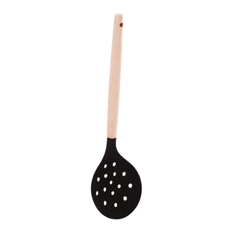 Escumadeira em Silicone Cabo Madeira CLA0935 Wincy - UN