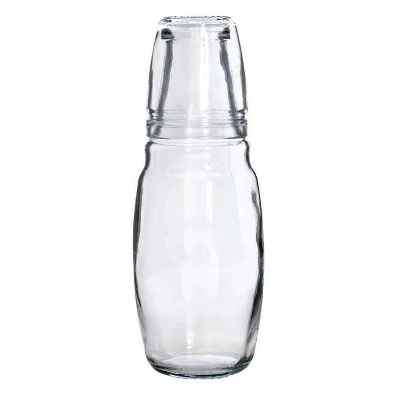 Jarra Lisa Com Copo De Vidro 1000Ml