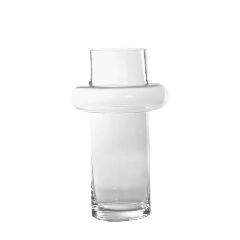 Vaso Genova Clear 16x27cm Vidro - Mai Home
