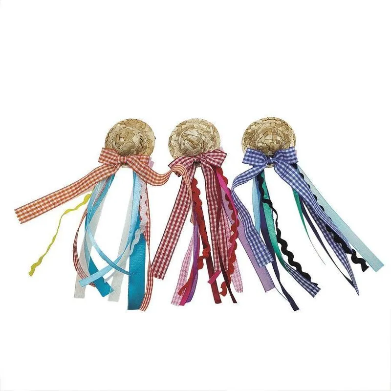 Presilha Junina Chapeu Sortidas 1pc 12 X 20 Cm