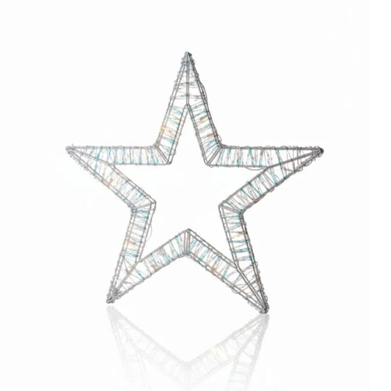 Estrela Fixa 360leds Iluminação Decorativa 360 Leds Branco Quente Wincy