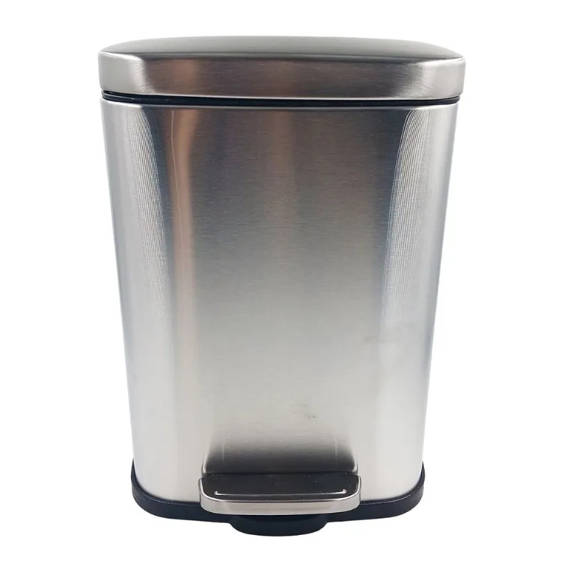 Lixeira Retangular 5L em Aço Inox Wincy