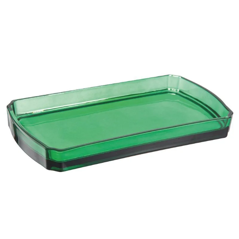 Travessa De Vidro Verde Multiuso Wincy Natal 24x13cm
