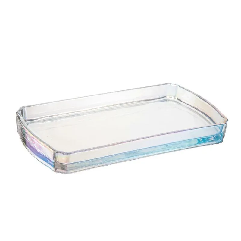 Travessa Multiuso Wincy Natal Vidro 24x13cm Furta-cor