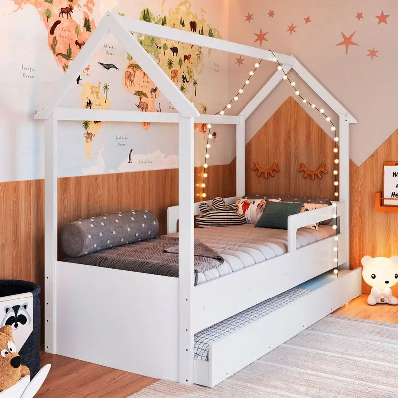 Cama Infantil Bicama Soninho Branco - Panorama Móveis