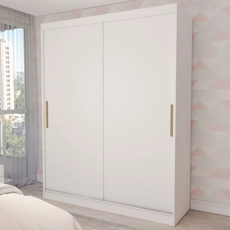 Guarda-Roupa Infantil Swift Slim 2 Portas 2 Gavetas Branco - Panorama Móveis