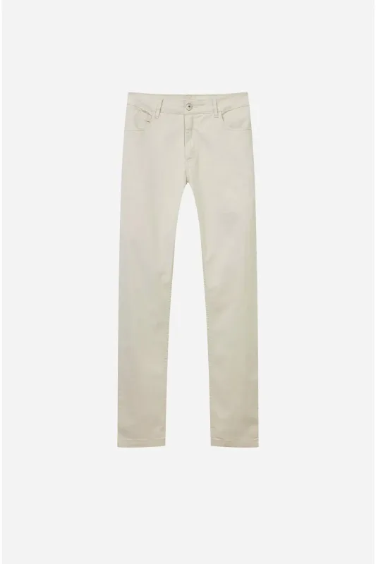 Calça Approve Sarja 5Pockets Classic Box Bege