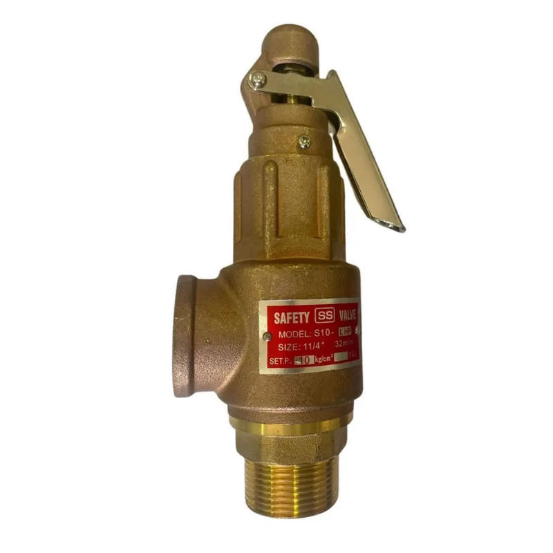 Válvula Segurança Latão 1.1/4 bspt Alavanca ET3701BM10