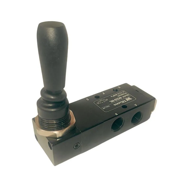 Válvula Joystick Pneumática 5/3 Vias Alavanca Mola 1/4 Pn