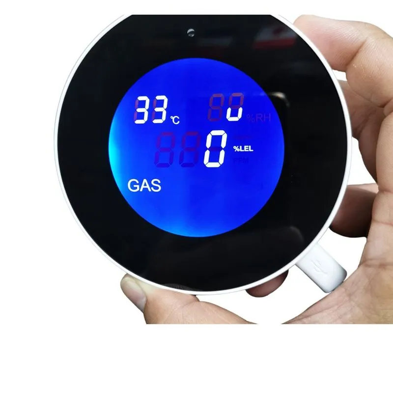 Detector Vazamento De Gas Natural E Glp Wi-fi Visor Lcd