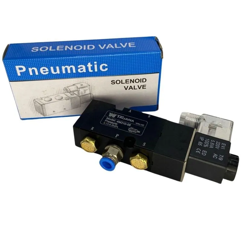 Válvula Solenoide Pn Namur 5/2 Vias Dn 1/4' Kit Conexões,