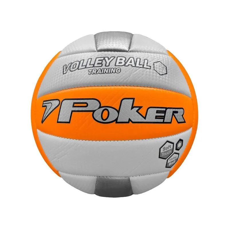 Bola De Volei Poker Training Ii Pvc - Laranja