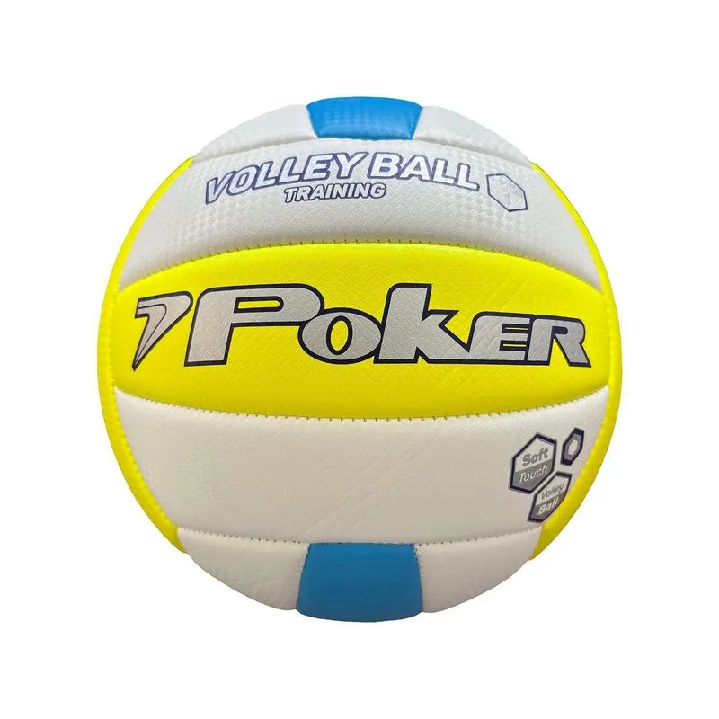 Bola De Volei Poker Training Ii Pvc - Amarelo