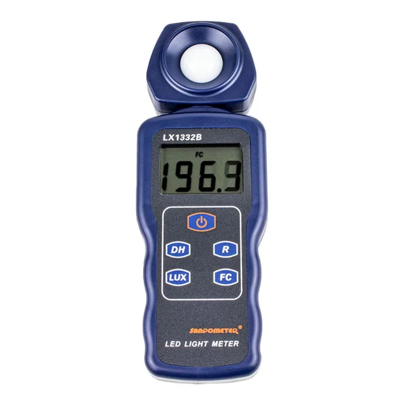 Luxímetro Profissional Luz Led 0,1 A 200.000 Lux Detector