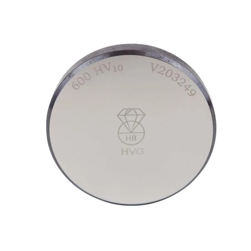Bloco Padrão Dureza Vickers Faixa 400 75 Hv Certificado Rbl