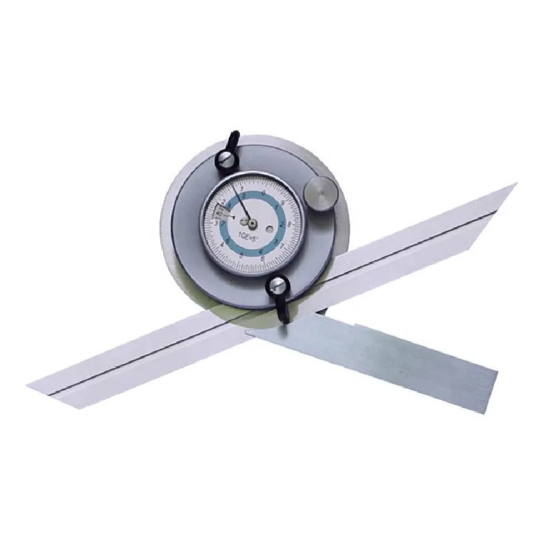 Goniómetro Universal 0-360 Régua 150mm Precisão 5 Com Ajuste Fino Aço Inoxidável Novotest Pr-206