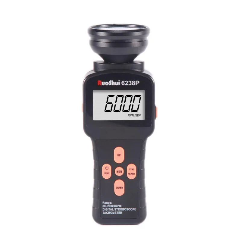 Estroboscópico Digital Portátil Com Alcance 60 A 39999 Rpm-fpm Victor Ruoshui 6238p