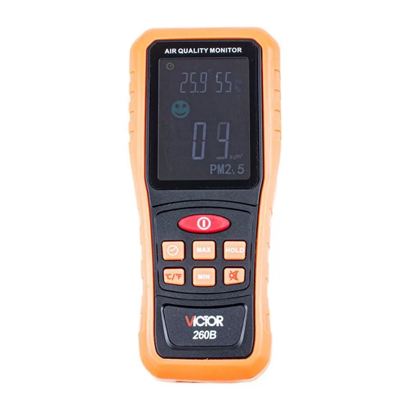 Detector Gás Monitor Qualidade Ar, Temperatura E Umidade