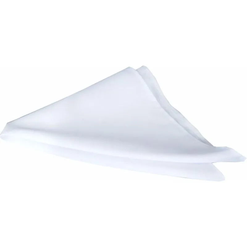 Kit 150 Guardanapos Branco Tecido Oxford Alto Padrão-40x40cm