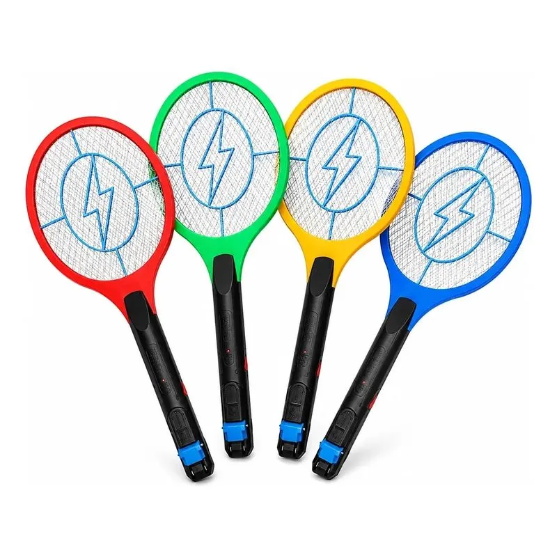Raquete Elétrica Mata Mosquitos Recarregável Bivolt 110/220V MX