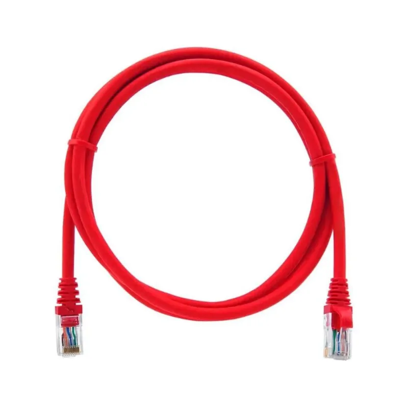 Cabo de Rede Patch Cord Adconnect, CAT6E, 1.5M, Vermelho - AD-10284