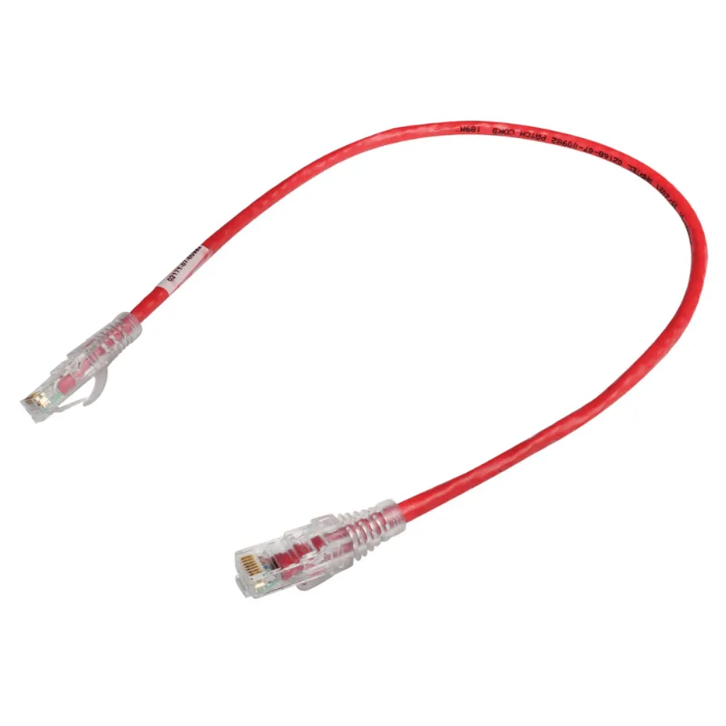 Cabo de Rede Patch Cord Adconnect, CAT6E, 0.5M, Vermelho - AD-10302