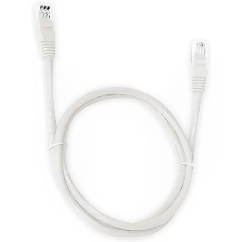 Cabo de Rede Patch Cord Adconnect, CAT6E, 0.5M, Branco - AD-10304