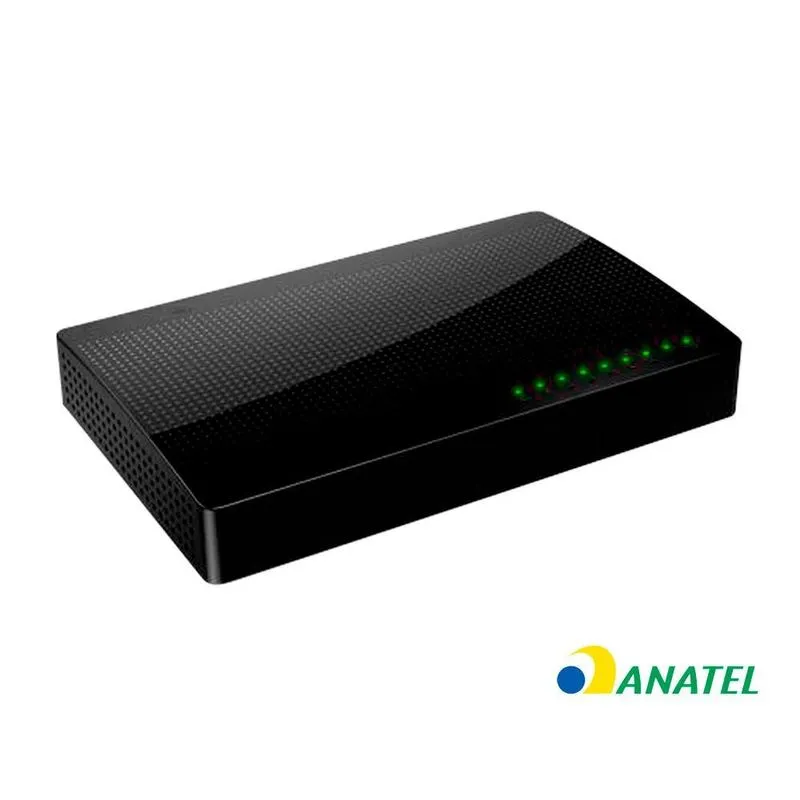 Switch 08 Portas Gigabit Ethernet 1000 Mbps