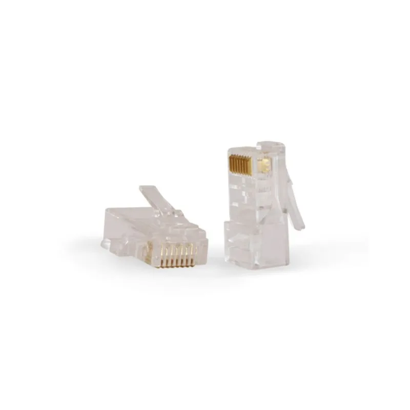 Conector ADConnect RJ45 Cat6, Macho, Vazada para Crimpagem - AD-10354