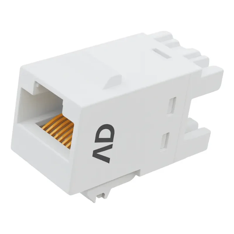 Keystone RJ45 Cat6 Jack UTP 180° ADConnect - AD-10357