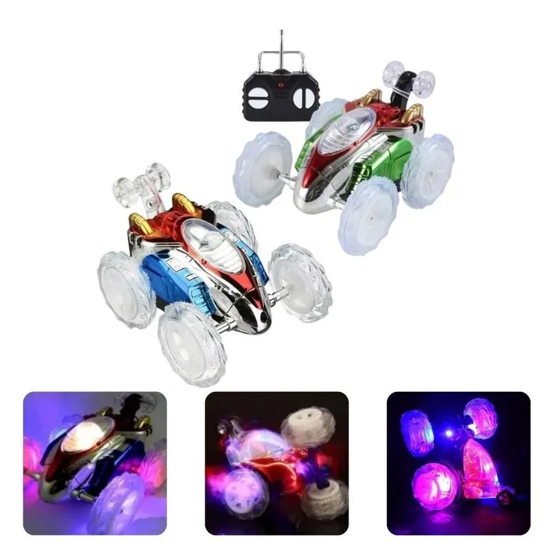 Carrinho Maluco Controle Remoto Manobras 360 Brinquedo Led