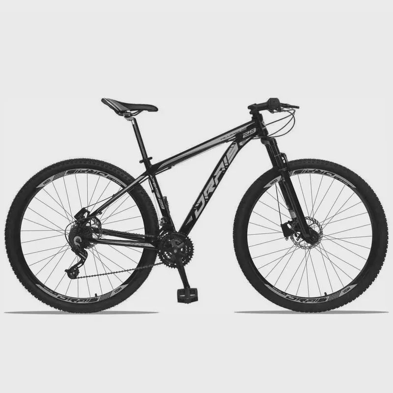 Bicicleta Drais 24V Aro 29 Câmbios Shimano Freio a disco Hidráulico mtb Aluminio 32r