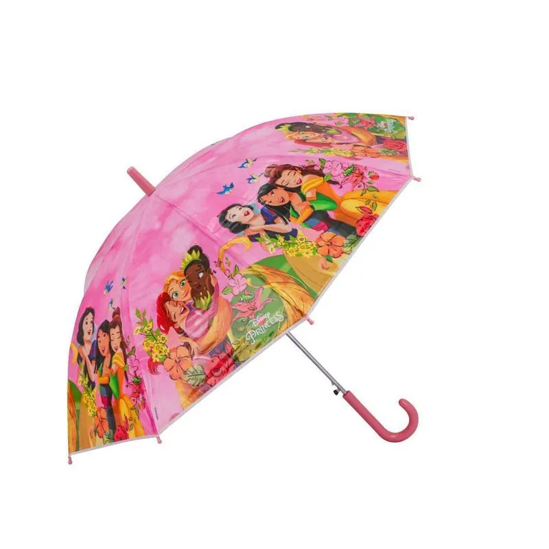 Guarda Chuva Sombrinha Automática Infantil 48cm Princesas