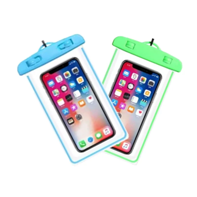 Kit 2 Capas Capinha Celular Impermeável Proteção Mergulho