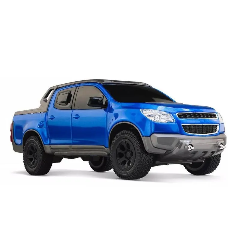 Carrinho Caminhonete S10 Pick-up Rally Metalizada Cores Azul