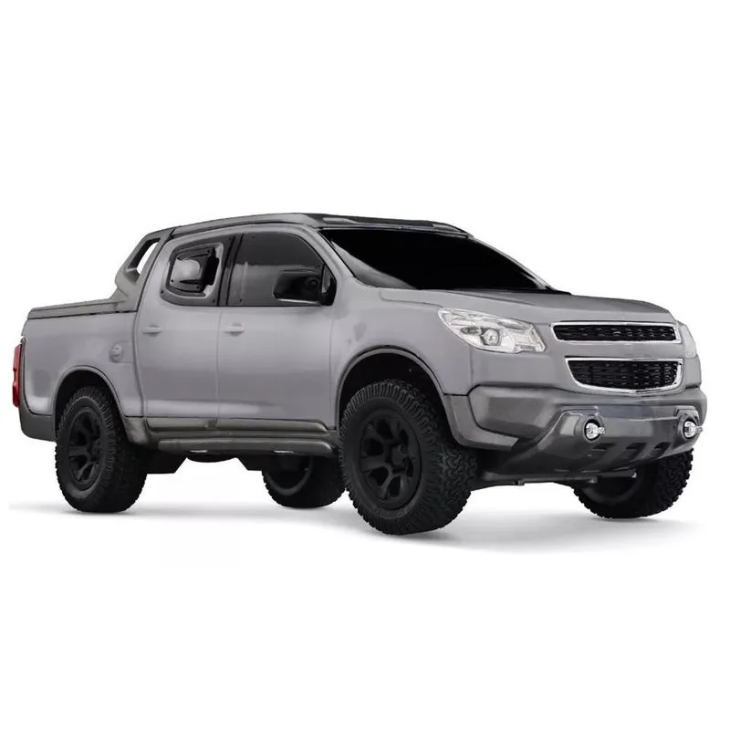 Carrinho Caminhonete S10 Pick-up Rally Metalizada Cores Cinz