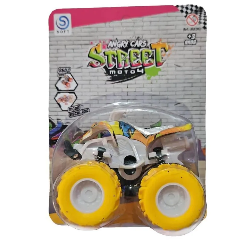 Carrinho Fricção Monster Truck 1:64 Escala Radical Suspensão