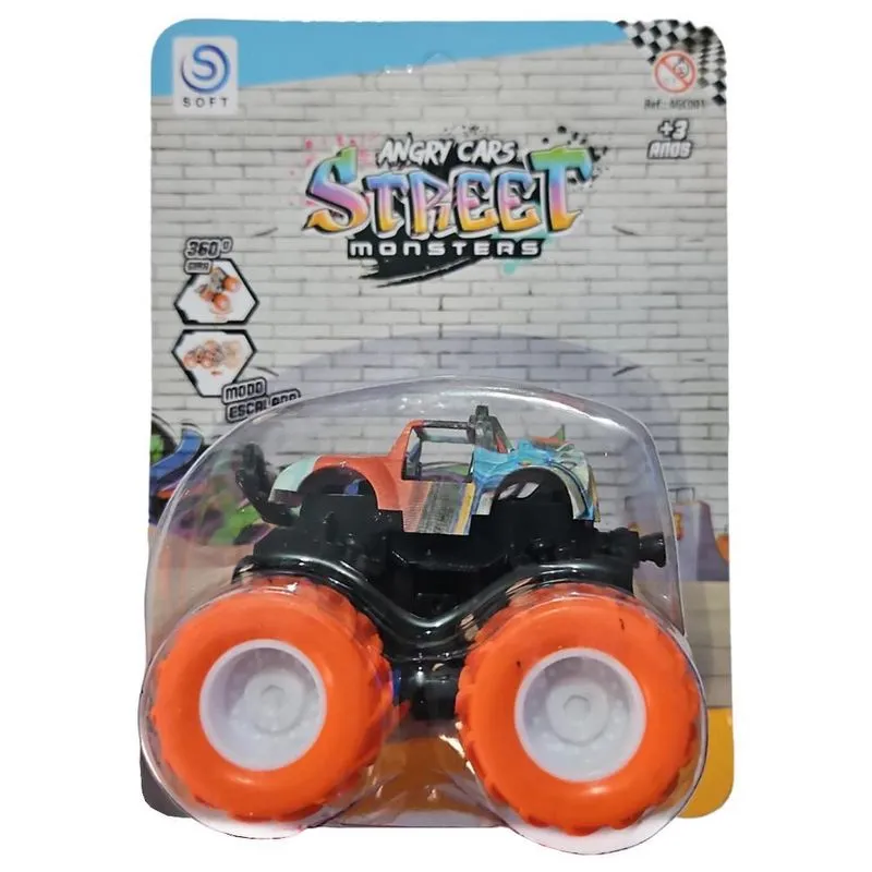 Carrinho Fricção Monster Truck 1:64 Escala Radical Suspensão