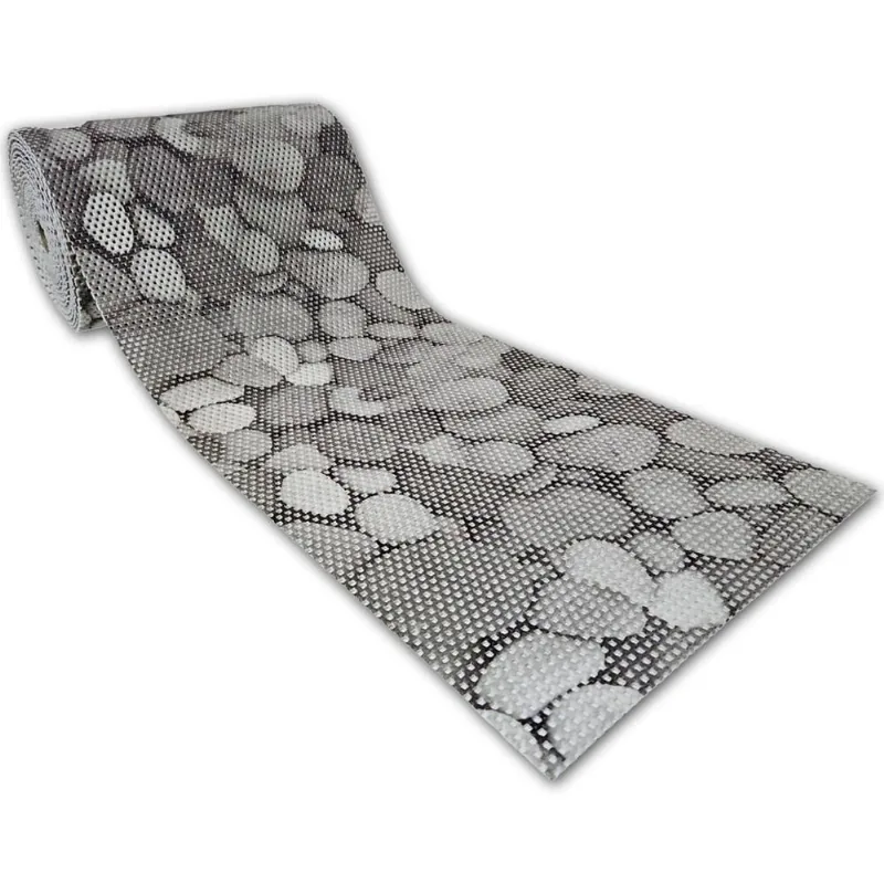 Tapete Passadeira Emborrachada Pvc Antiderrapante 0,43x3,00m Stone
