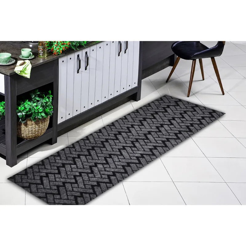 Tapete Passadeira Carpete 0,50 X 2,00 Corredor Top Zig Zag