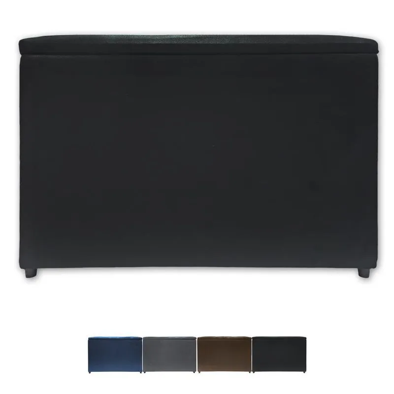 Puff Baú Banqueta Retangular Organizar E Decorar Suede 60cm