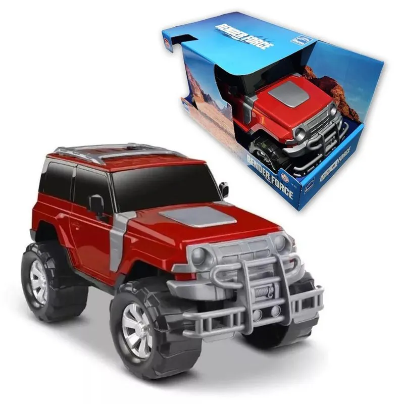 Carrinho Jeep 4x4 Caminhonete Render Force Jipe Cores Vermel