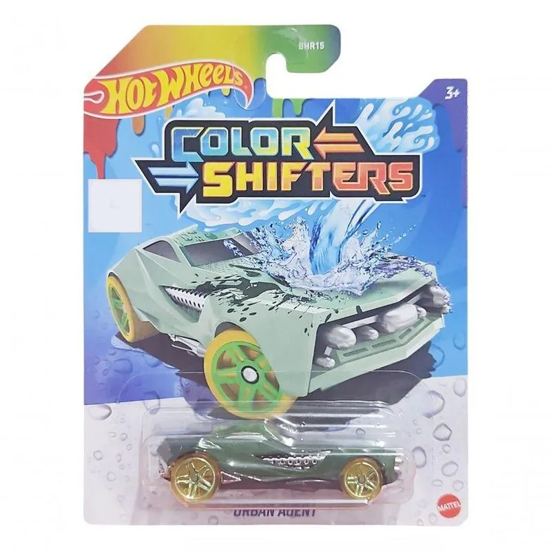 Carrinho Hot Wheels Muda De Cor Color Shifters Mattel 1-64 Urban Agent