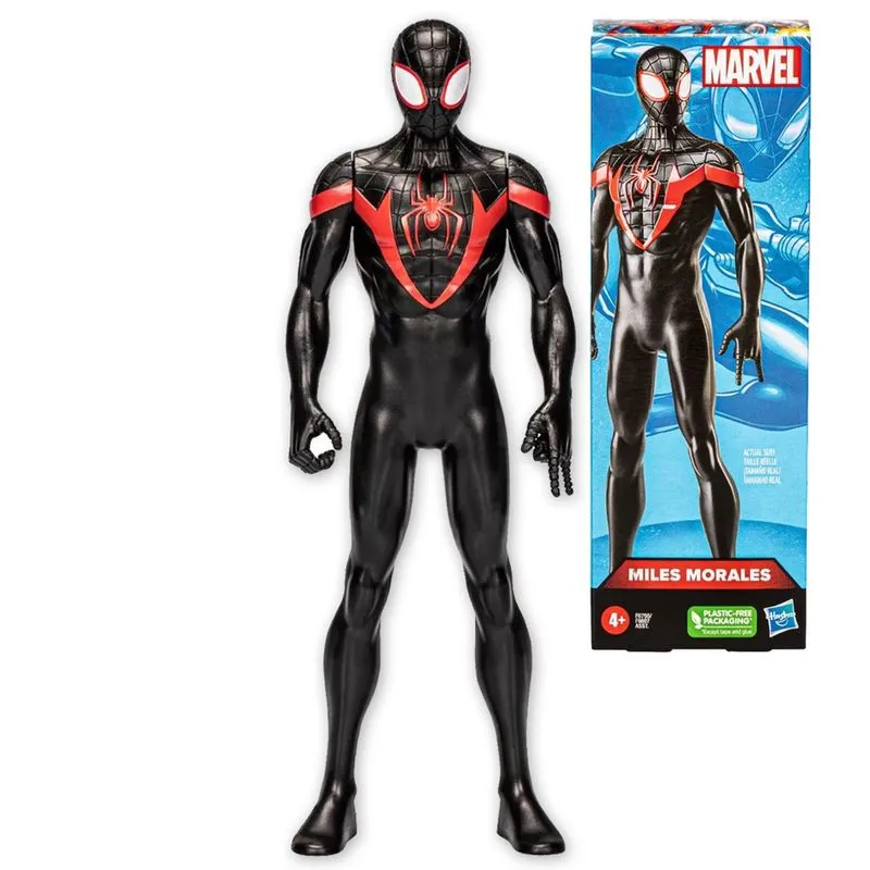 Boneco Ação Marvel Heróis Avenger 20cm Miles Morales F6607