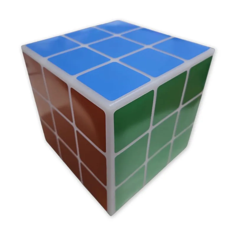 Luminária Abajur de Mesa Cubo Mágico Rubic Colorido
