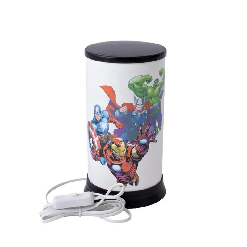 Luminária De Mesa Hug Marvel Vingadores Heróis 24Cm Modelos
