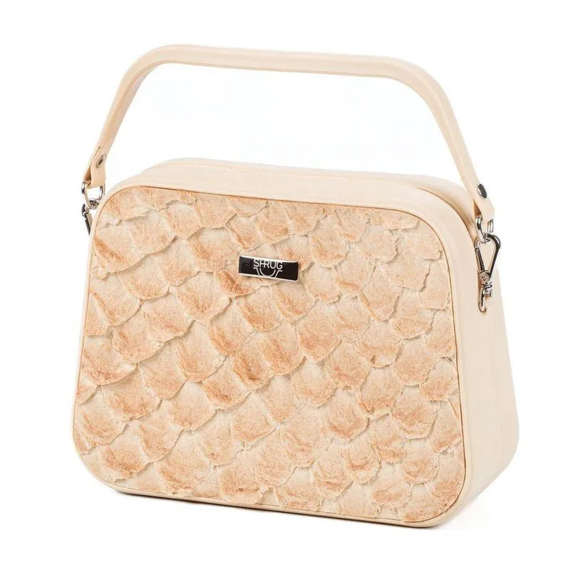 Bolsa De Ombro Mão Feminina Shrug Bag Lina Pirarucu 100.06 Duna