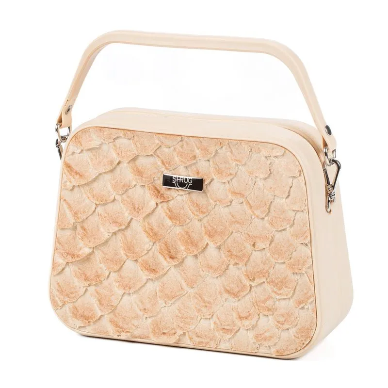 Bolsa De Ombro Mão Feminina Shrug Bag Lina Pirarucu 100.06